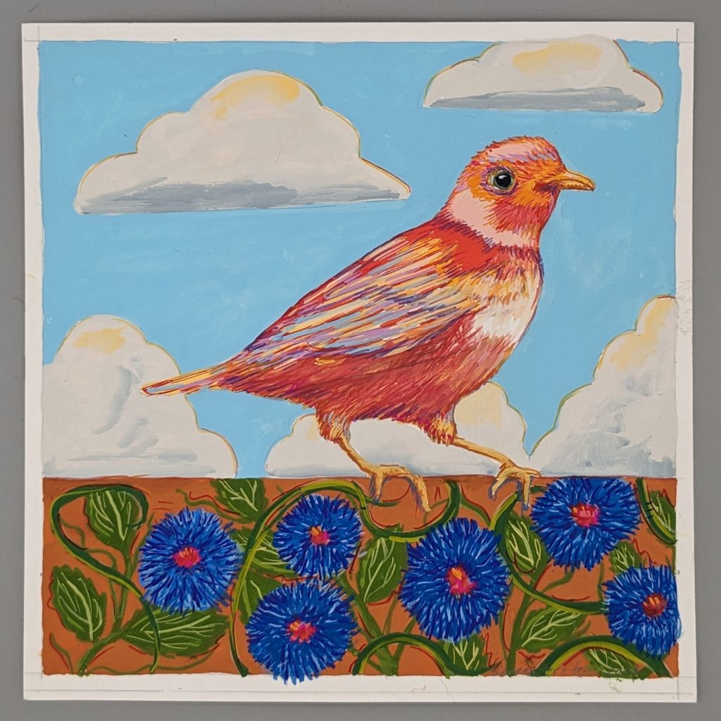 Gouache on paper 8" x 8"
© Serena Fenton