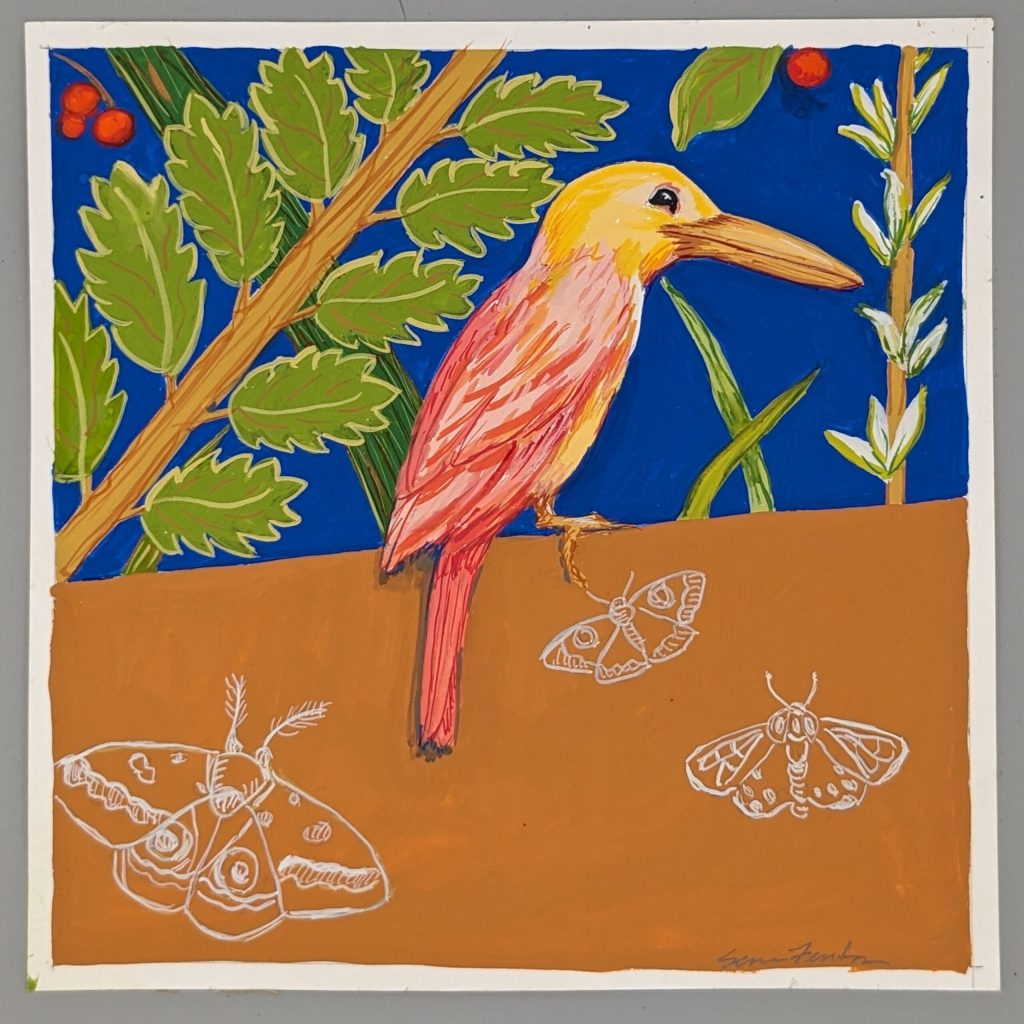 Gouache on paper 8" x 8"
© Serena Fenton