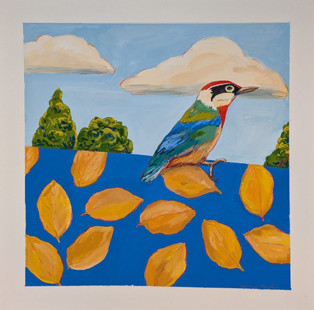 Gouache on paper 12" x 12"
© Serena Fenton