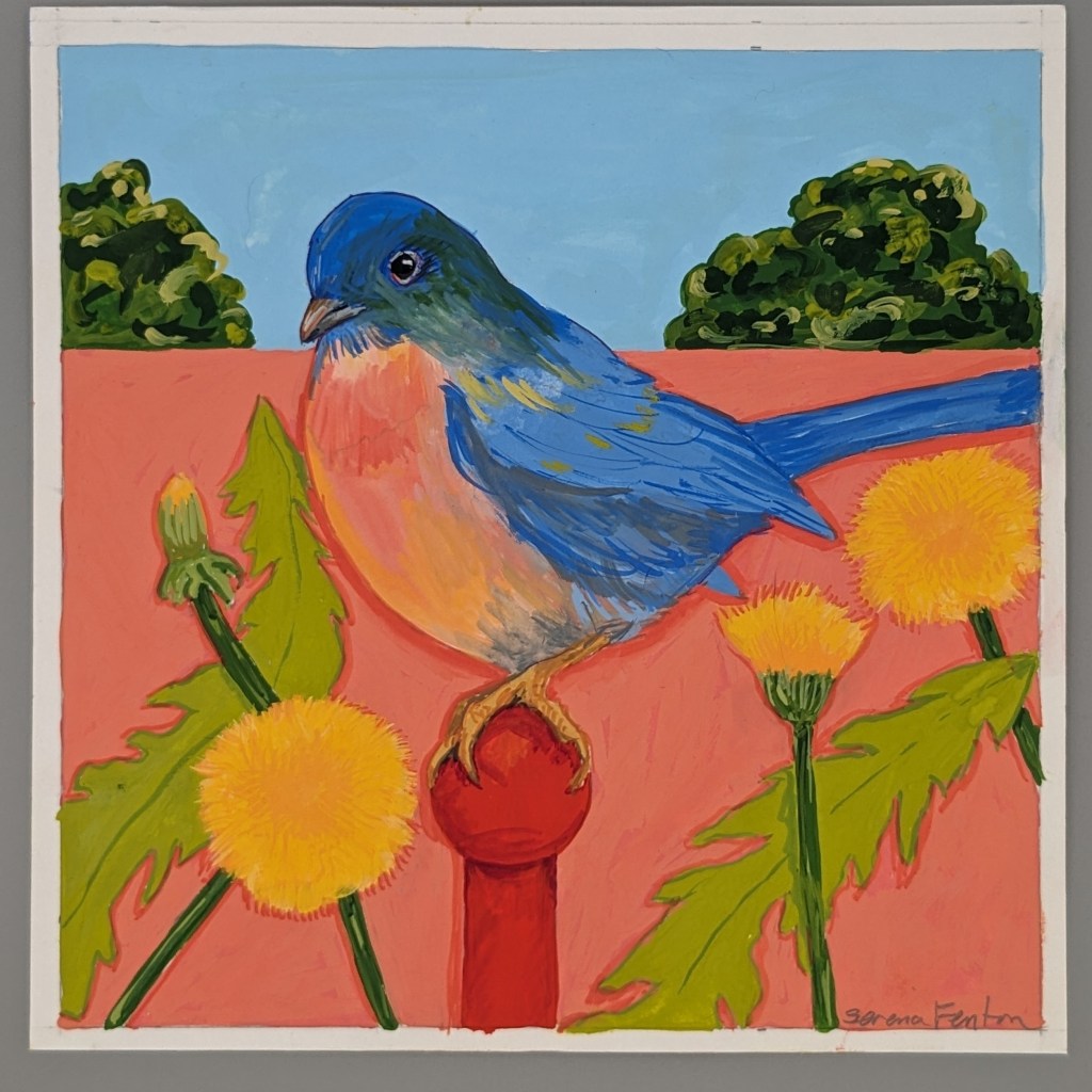 Gouache on paper 8" x 8"
© Serena Fenton