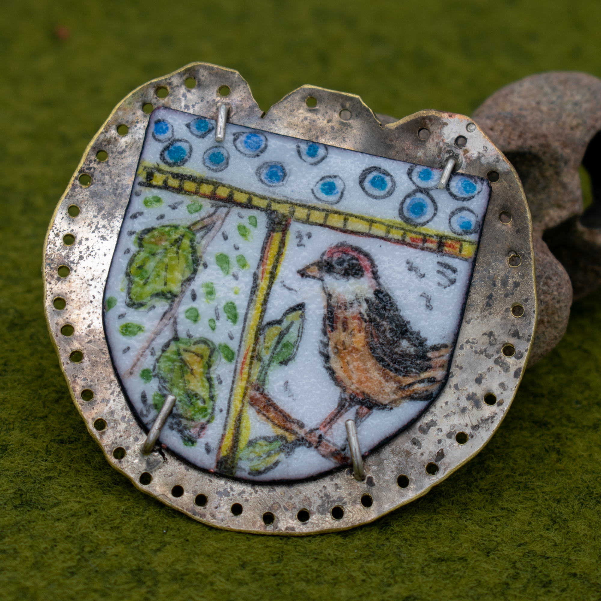 Enamel on Copper © Serena Fenton All Rights Reserved