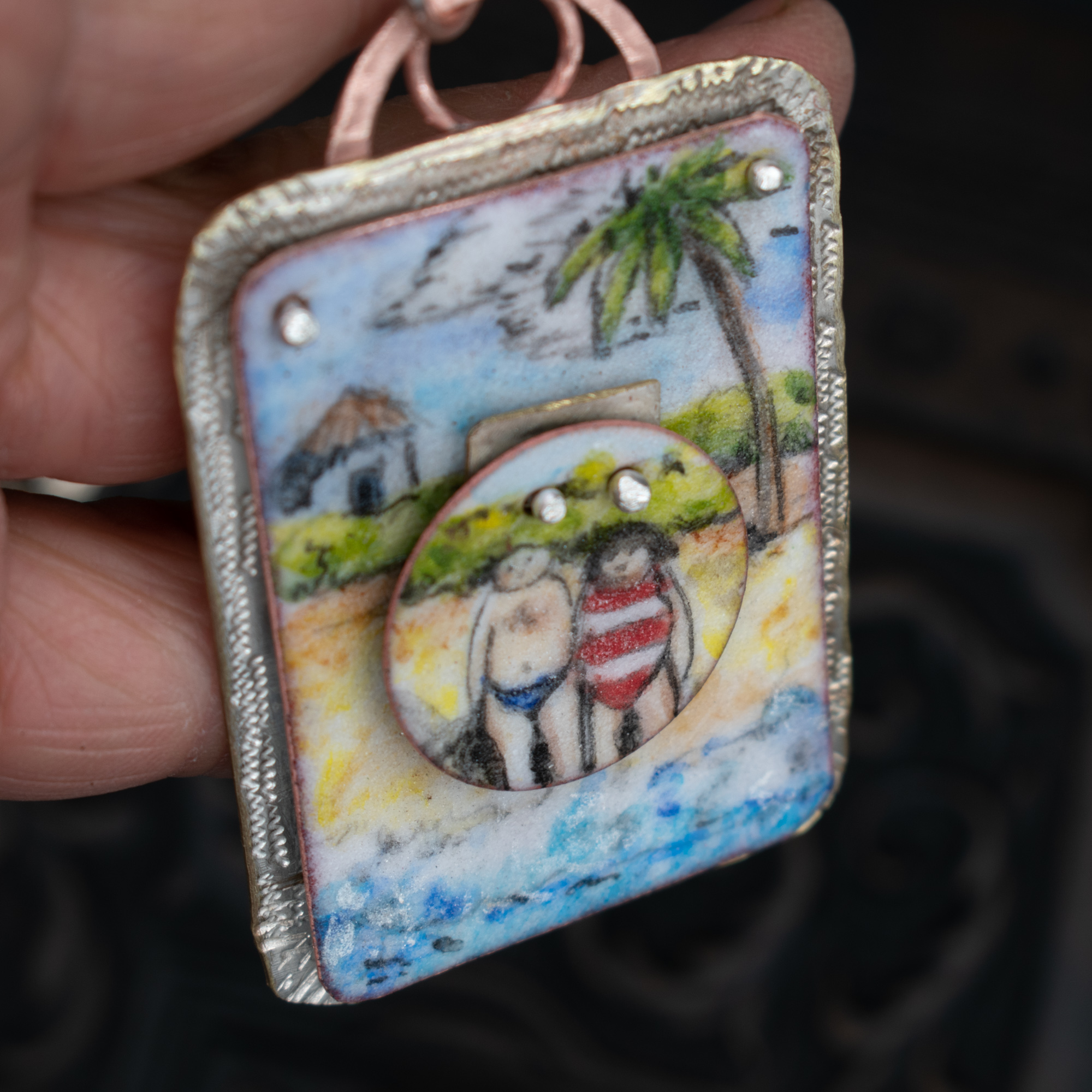 Enamel on Copper © Serena Fenton All Rights Reserved