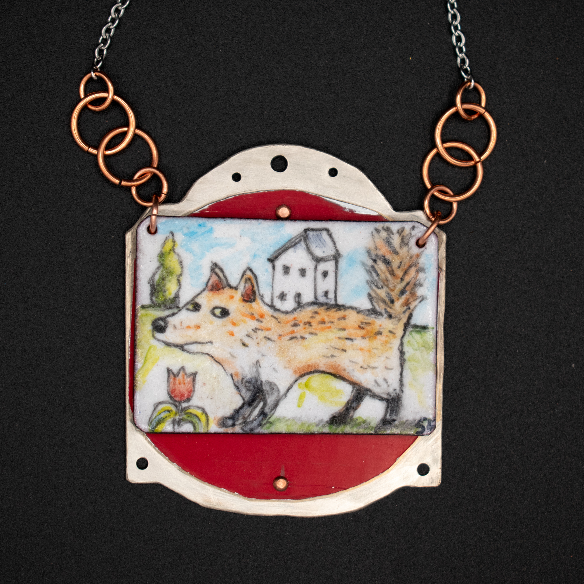 Enamel on Copper © Serena Fenton All Rights Reserved