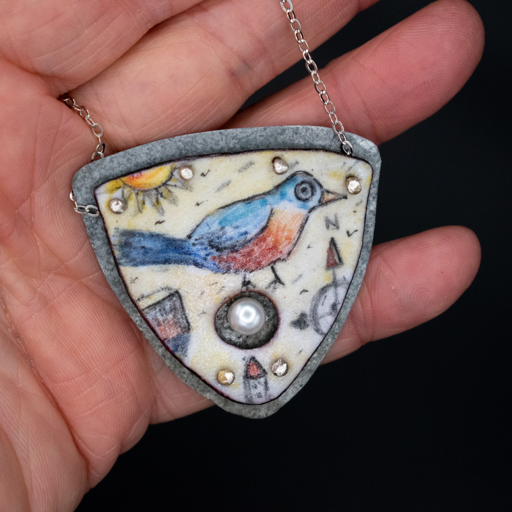 Enamel on Copper © Serena Fenton All Rights Reserved