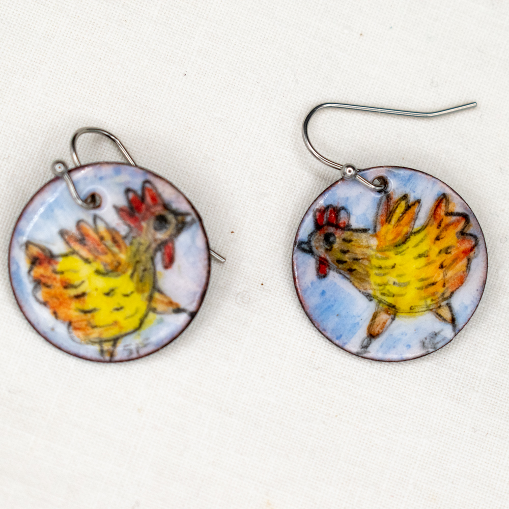 Enamel on Copper © Serena Fenton All Rights Reserved