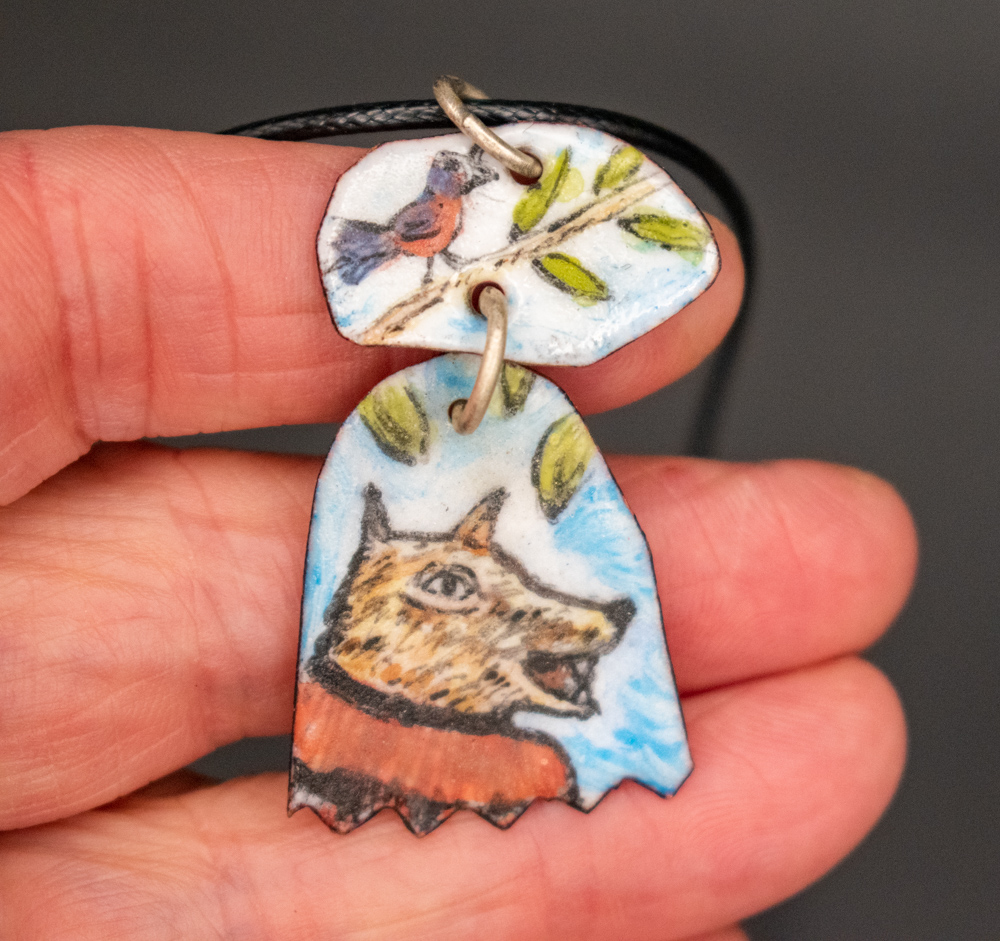 Enamel on Copper © Serena Fenton All Rights Reserved